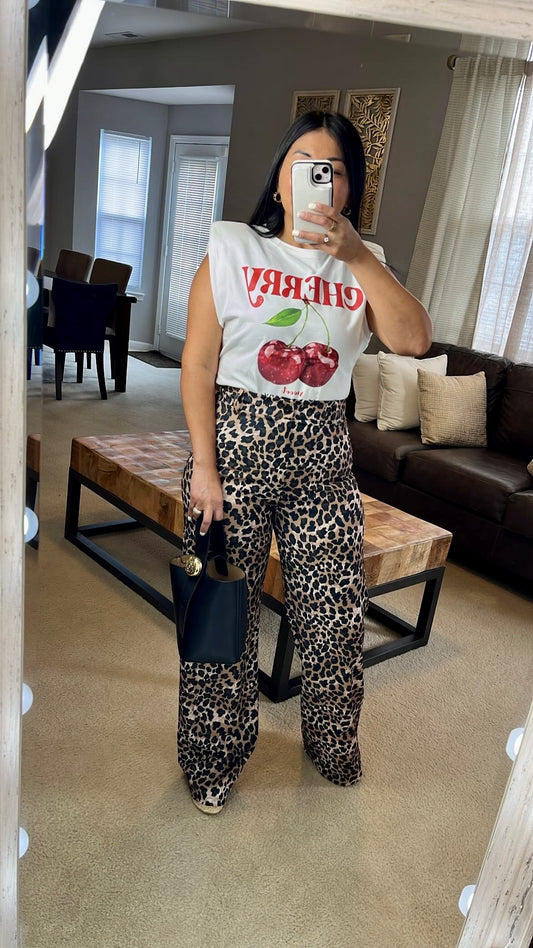 Animal Print Pants