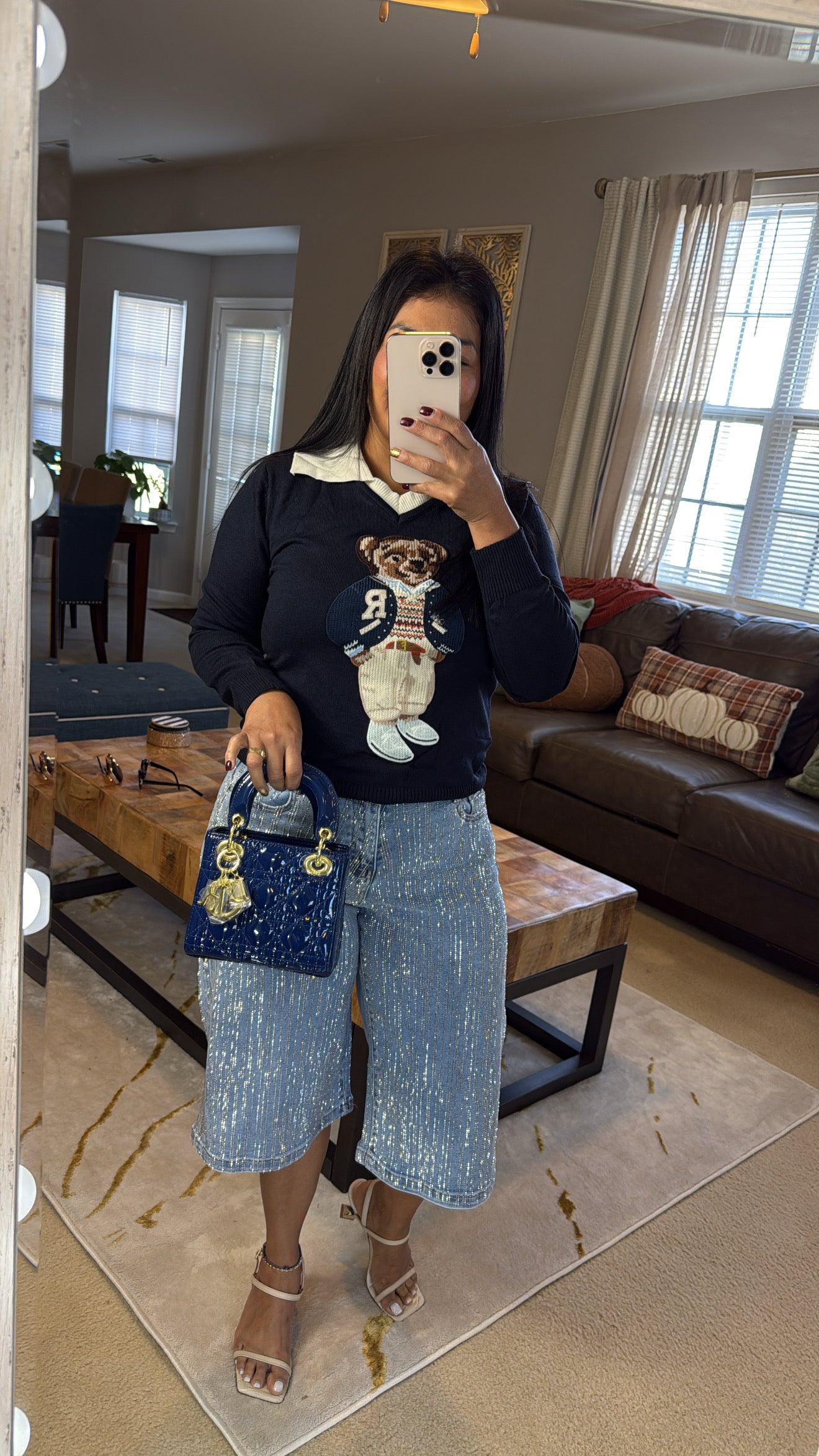 Sweater Oso Doble Cuello