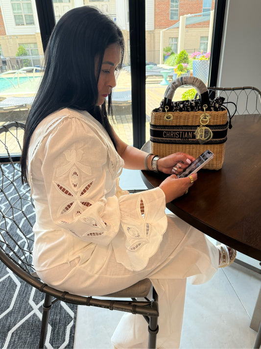 Set de Lino de Una Sola Manga