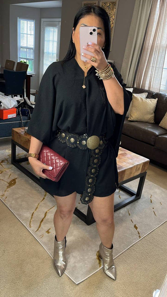 Blusa Multiuso Café / Negro