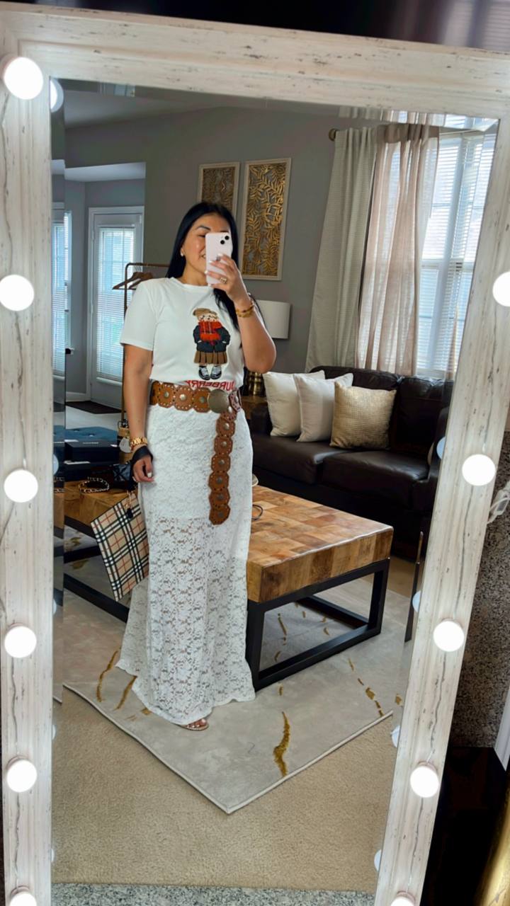 Falda Boho de Encaje