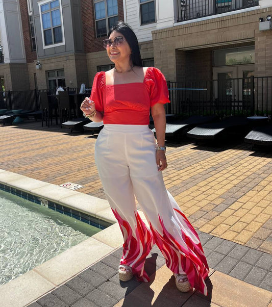 Pantalón Estampado Inferior