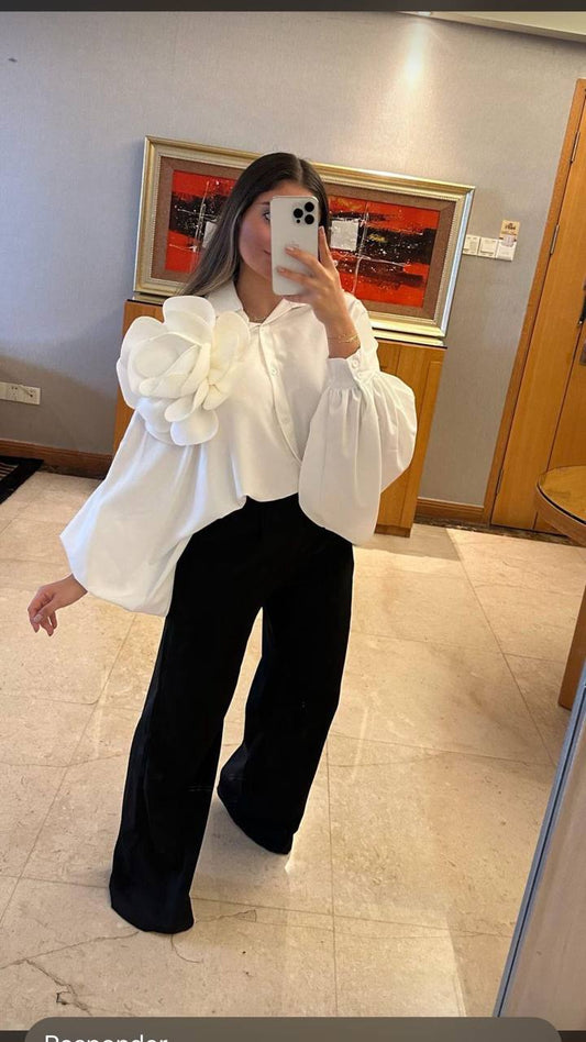 Blusa con Mangas Murciélago