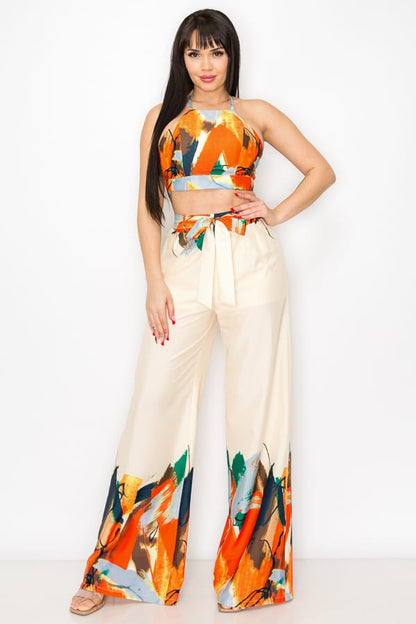 Set Estampado Orange