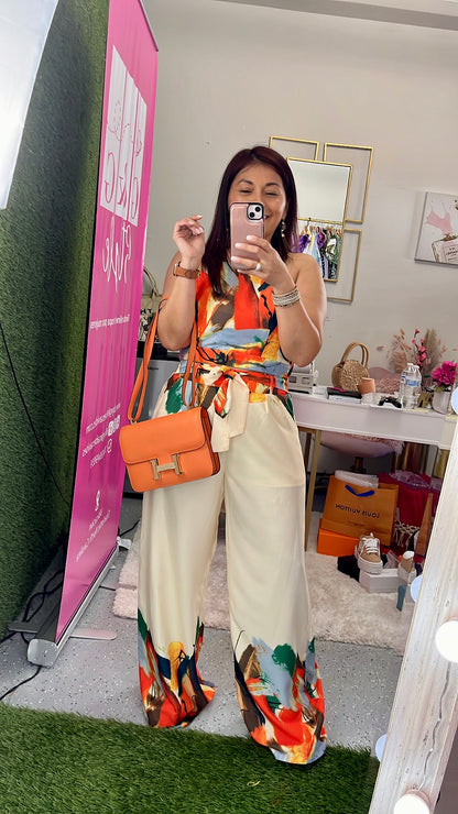 Set Estampado Orange