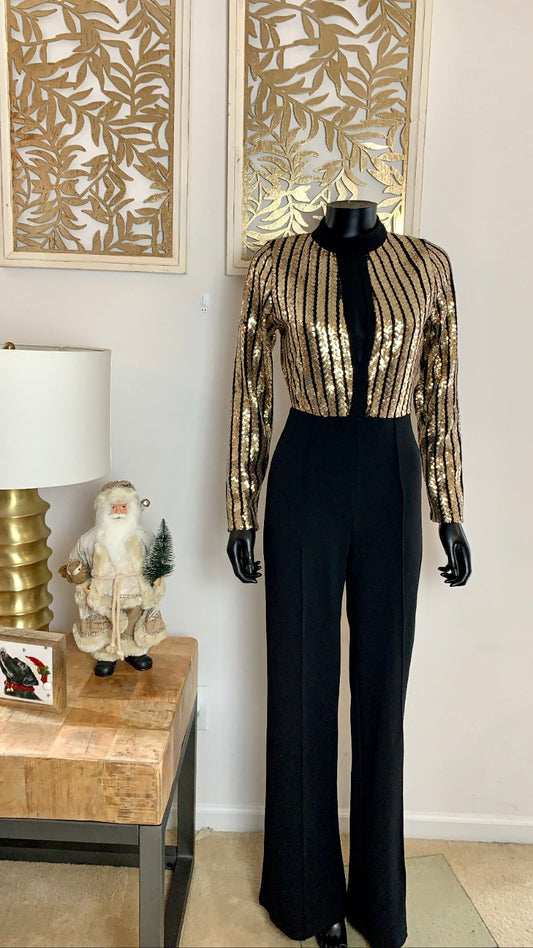 Jumper Negro/Dorado