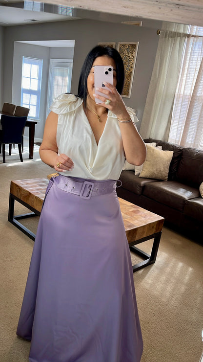 Falda Larga Satin