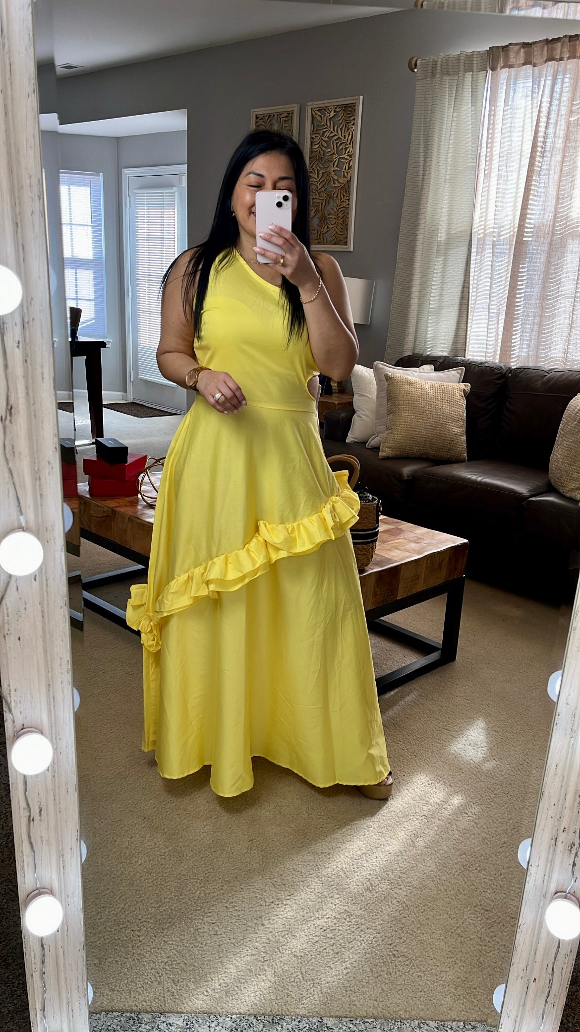 Vestido Largo Amarillo