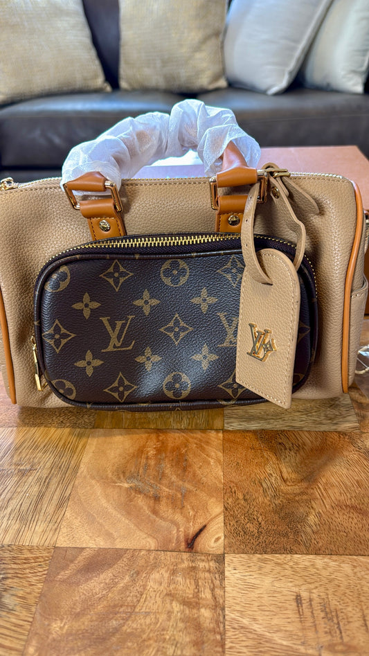 Cartera doble brown