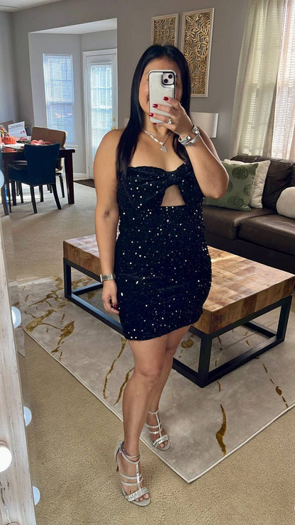 Vestido Fiesta con Lentejuelas