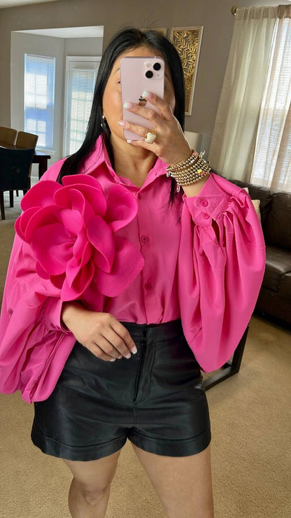 Blusa con Mangas Murciélago