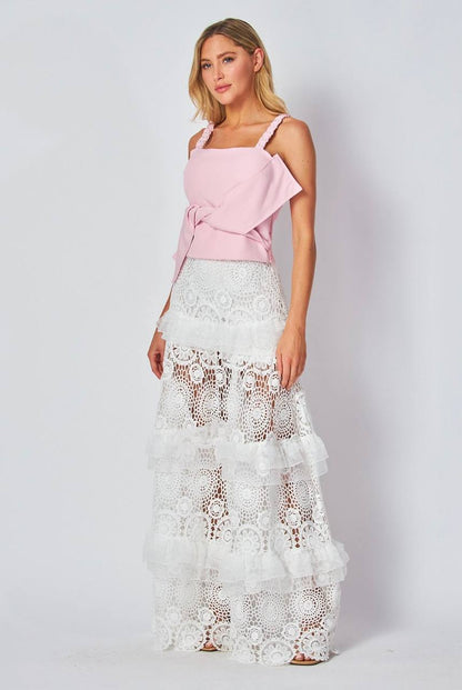 Falda Crochet - Top boho