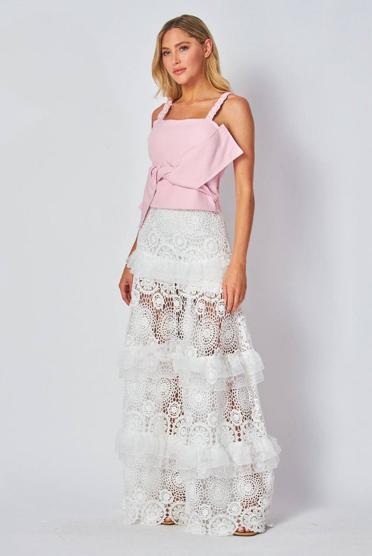 Falda Crochet - Top boho